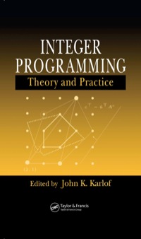 Cover image: Integer Programming 1st edition 9780849319143