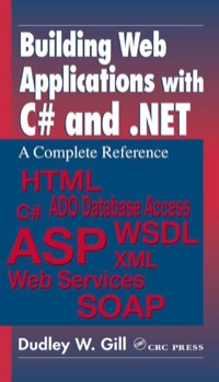 Imagen de portada: Building Web Applications with C# and .NET 1st edition 9781138468559