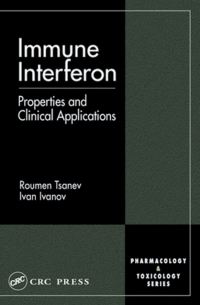 Imagen de portada: Immune Interferon 1st edition 9780849311482
