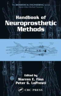 صورة الغلاف: Handbook of Neuroprosthetic Methods 1st edition 9780367395599
