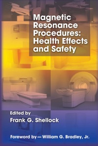 صورة الغلاف: Magnetic Resonance Procedures 1st edition 9780849308741