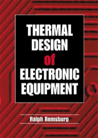 表紙画像: Thermal Design of Electronic Equipment 1st edition 9780849300820
