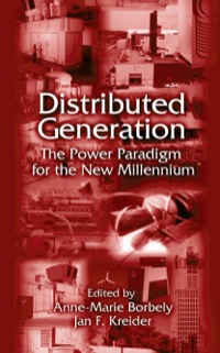 Cover image: Distributed Generation 1st edition 9780367397197