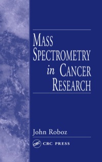 Imagen de portada: Mass Spectrometry in Cancer Research 1st edition 9780849301674