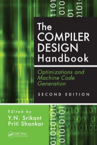 Imagen de portada: The Compiler Design Handbook 2nd edition 9781420043822