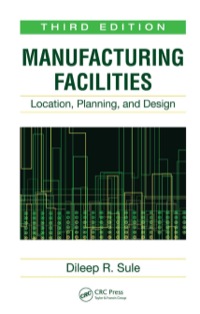 表紙画像: Manufacturing Facilities 3rd edition 9781420044225