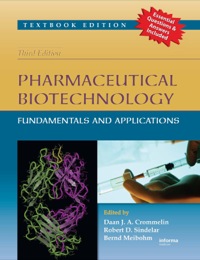 Cover image: Pharmaceutical Biotechnology 3rd edition 9780367269784