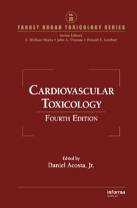 Cover image: Cardiovascular Toxicology 4th edition 9781420044737