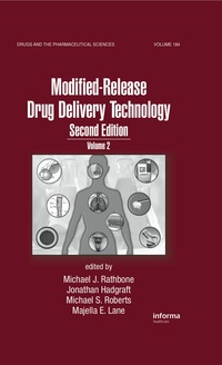 صورة الغلاف: Modified-Release Drug Delivery Technology 2nd edition 9781420053555