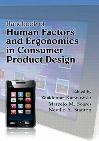 Imagen de portada: Handbook of Human Factors and Ergonomics in Consumer Product Design, 2 Volume Set 1st edition 9781420046212