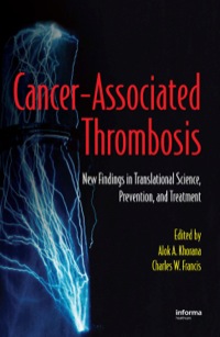 Imagen de portada: Cancer-Associated Thrombosis 1st edition 9781420077049