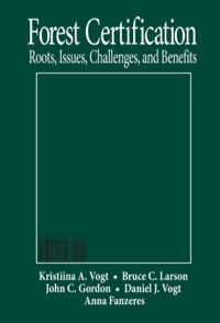 Cover image: Forest Certification 1st edition 9780367455569