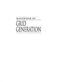 Cover image: Handbook of Grid Generation 1st edition 9780849326875