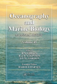 Imagen de portada: Oceanography and Marine Biology 1st edition 9781420050936