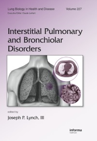 Cover image: Interstitial Pulmonary and Bronchiolar Disorders 1st edition 9781420053425