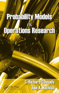 Omslagafbeelding: Probability Models in Operations Research 1st edition 9780367387044