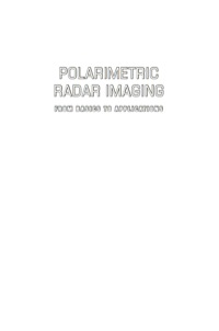 Imagen de portada: Polarimetric Radar Imaging 1st edition 9781420054972