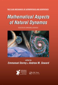 Cover image: Mathematical Aspects of Natural Dynamos 1st edition 9781584889540