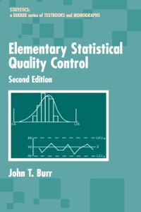表紙画像: Elementary Statistical Quality Control 2nd edition 9780824790523