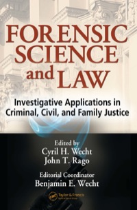 Cover image: Forensic Science and Law 1st edition 9780849319709