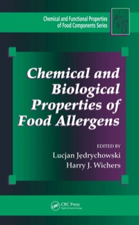 Cover image: Chemical and Biological Properties of Food Allergens 1st edition 9780367840624