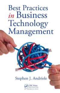 صورة الغلاف: Best Practices in Business Technology Management 1st edition 9781420063332