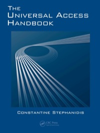 Cover image: The Universal Access Handbook 1st edition 9781138111899