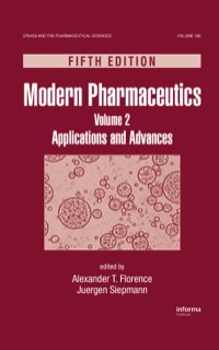 Cover image: Modern Pharmaceutics, Volume 2 5th edition 9781420065664