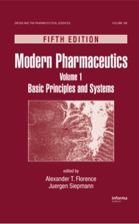 Cover image: Modern Pharmaceutics, Two Volume Set 5th edition 9781420065701