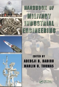 表紙画像: Handbook of Military Industrial Engineering 1st edition 9781420066289