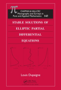 Imagen de portada: Stable Solutions of Elliptic Partial Differential Equations 1st edition 9780367382971