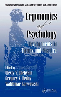 Cover image: Ergonomics and Psychology 1st edition 9780367387372