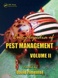 Cover image: Encyclopedia of Pest Management, Volume II 1st edition 9781420053616