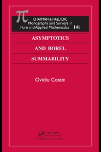 Cover image: Asymptotics and Borel Summability 1st edition 9781420070316
