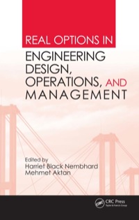 Cover image: Real Options in Engineering Design, Operations, and Management 1st edition 9781420071696