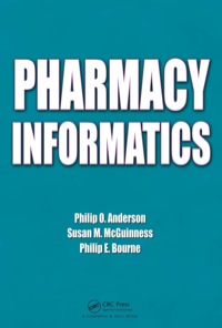 Cover image: Pharmacy Informatics 1st edition 9780367384807