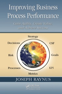 صورة الغلاف: Improving Business Process Performance 1st edition 9781420072495