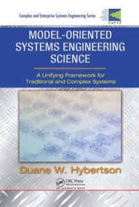 Cover image: Model-oriented Systems Engineering Science 1st edition 9781420072518