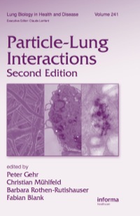 صورة الغلاف: Particle-Lung Interactions 2nd edition 9781420072563