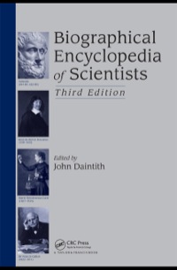 Cover image: Biographical Encyclopedia of Scientists 3rd edition 9781420072716