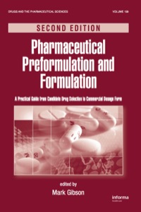 Cover image: Pharmaceutical Preformulation and Formulation 2nd edition 9781138031975