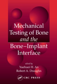 Imagen de portada: Mechanical Testing of Bone and the Bone-Implant Interface 1st edition 9780849302664