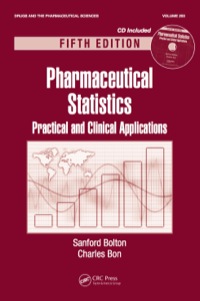 Cover image: Pharmaceutical Statistics 5th edition 9781138044890