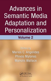 Imagen de portada: Advances in Semantic Media Adaptation and Personalization, Volume 2 2nd edition 9781420076646