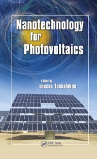 Cover image: Nanotechnology for Photovoltaics 1st edition 9780367384357