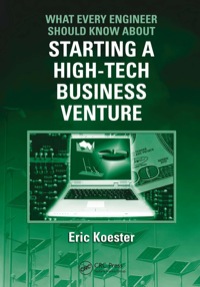 صورة الغلاف: What Every Engineer Should Know About Starting a High-Tech Business Venture 1st edition 9781138423145