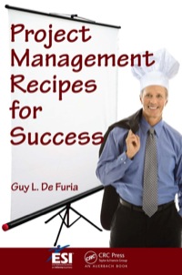 صورة الغلاف: Project Management Recipes for Success 1st edition 9781138440432