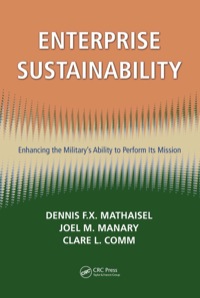 Omslagafbeelding: Enterprise Sustainability 1st edition 9781420078589