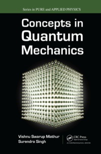 Imagen de portada: Concepts in Quantum Mechanics 1st edition 9781138582767