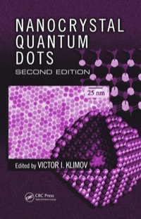 Imagen de portada: Nanocrystal Quantum Dots 2nd edition 9781420079265